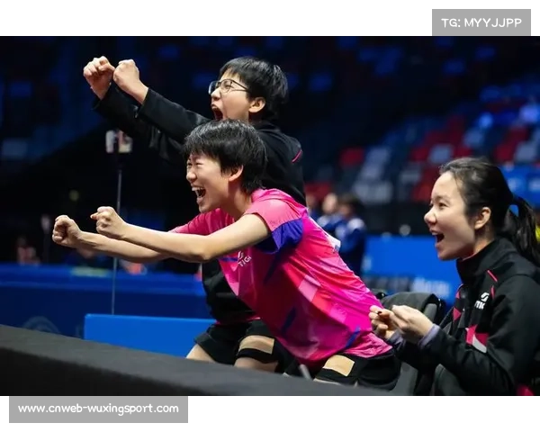 全运会乒乓球女子18岁以下团体小组赛，辽宁队战胜广东队